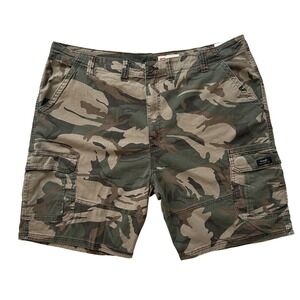 Wrangler Camo Cargo Shorts Relaxed‎ Fit Outdoor Casual Mens Size 48
